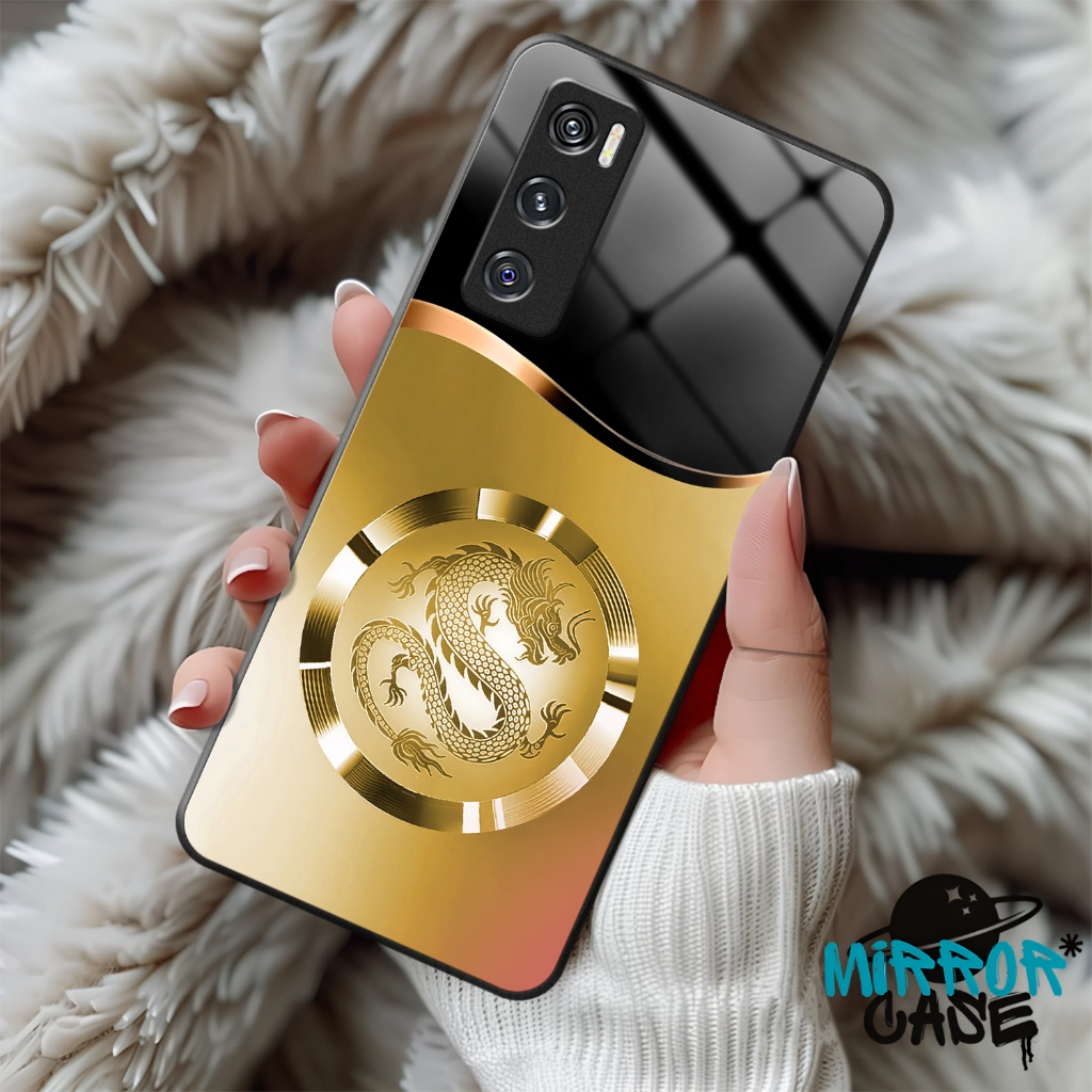 Softcase Untuk VIVO V20 SE Casing VIVO V20 SE V2022 V2023 SoftCase Kaca Glossy Cassing kilau Glass P