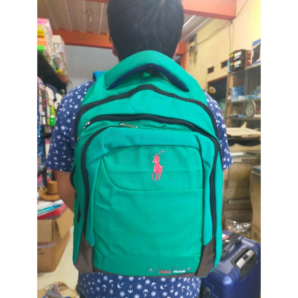 Tas Pria Berwarna Hijau Stabilo
