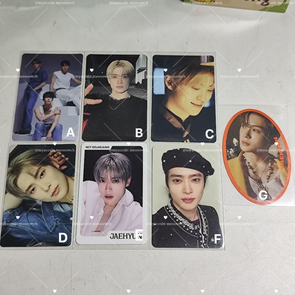 Photocard Jaehyun DJJ Fact Check Sticker ver