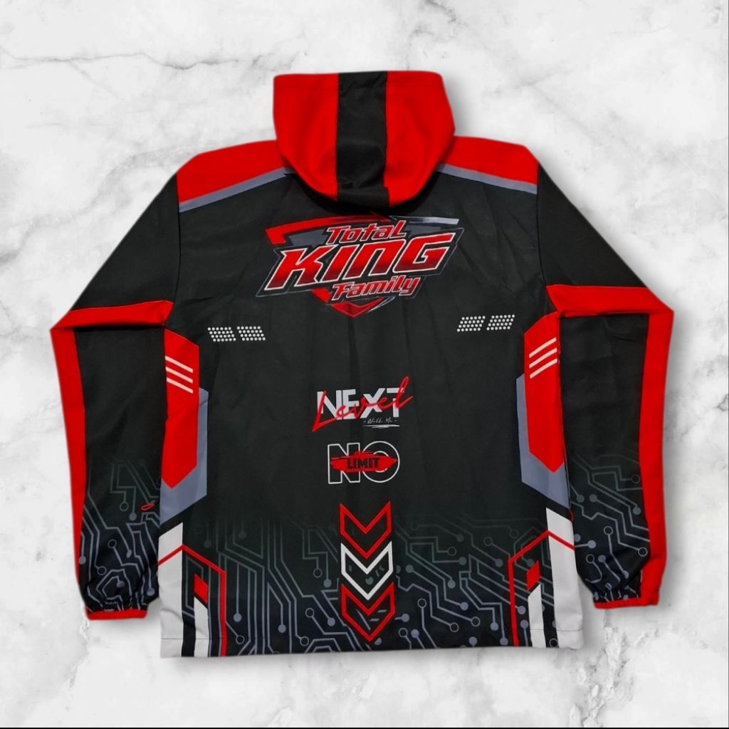 Jaket Racing Total King Parasut Waterproof