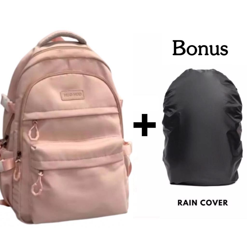 Tas Sekolah HUOHUO Tas Ransel Anak Perempuan SD SMP SMA Anti Air