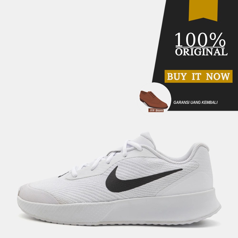 Sepatu Tenis Original Nike Vapor Lite 3 - White/Black
