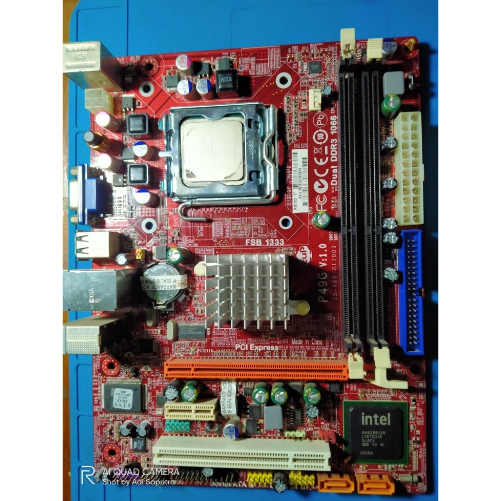 Paket Motherboard mainboard PC CHIP P49G V1.0 G41 DDR3