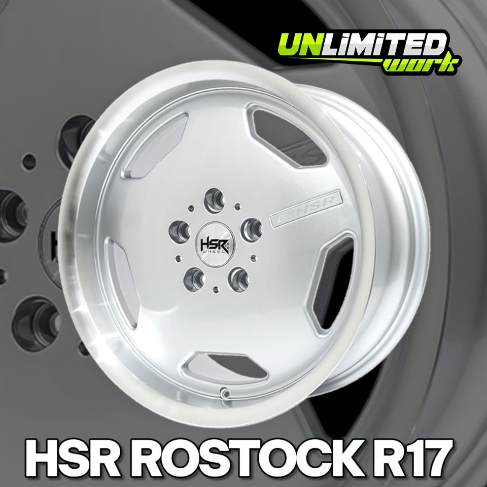 Velg AMG Ring 17 HSR Rostock Euro R17 Hole 5X112 Velg Mercy MG4 Mini Cooper Innova HRV Classic Look