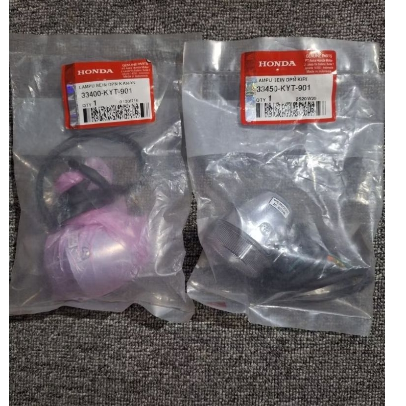 lampu sein sen depan assy honda scoopy skupi kiri kanan original ahm honda 33400 33450 KYT 901