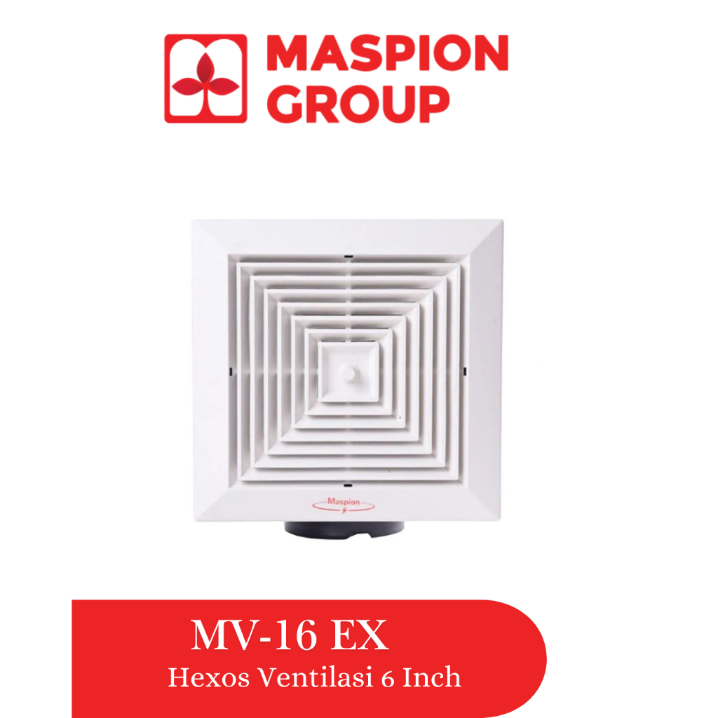 Maspion Exhaust Fan MV-16EX Exhaust Plafon MV 16 EX/Hexos Maspion MV 16EX