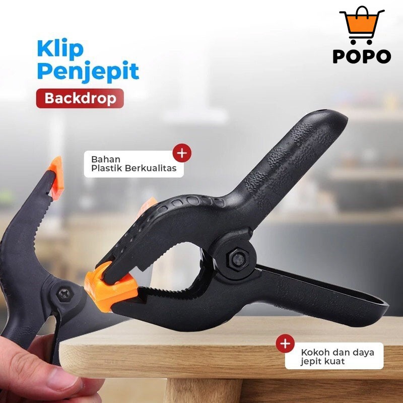 Spring Clamp 2" 3" 6" 9" Nylon Alat Penjepit Kayu Besi Alat Catok Multiplek Pegas Klem Quick Alat Je