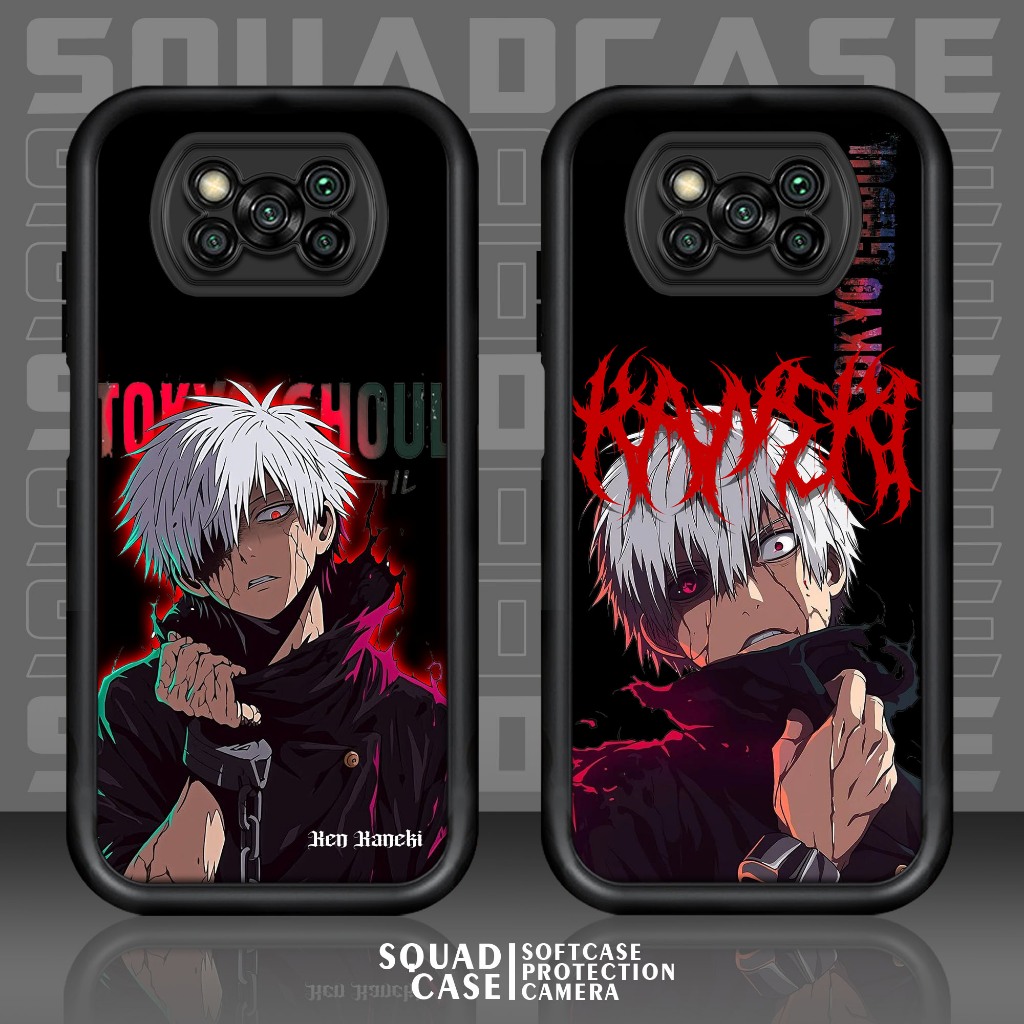 Case POCO X3 X3 PRO X3 NFC Motif [ TOKYOGHOUL ] Cover Handhphone Casing Softcase Glossy Anti Jamur