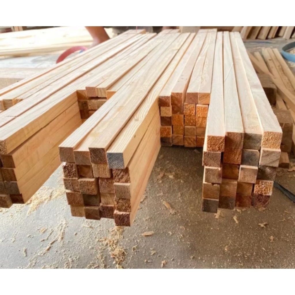 Lis Reng kayu 3x3 Cm panjang 200Cm