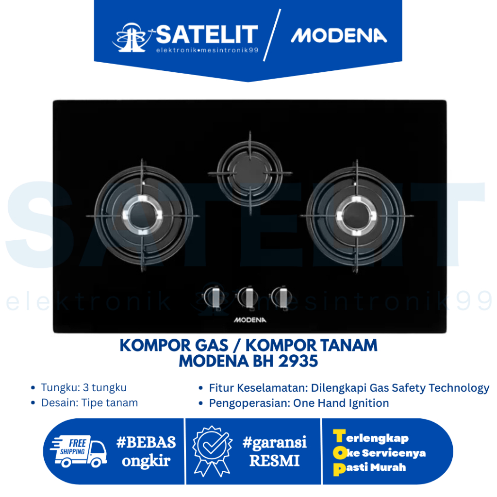 KOMPOR GAS / KOMPOR TANAM MODENA BH2935