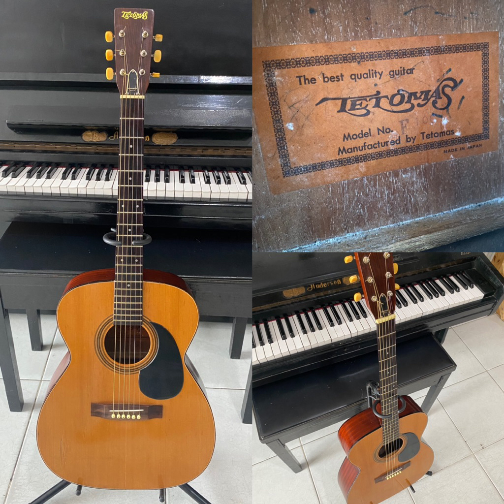 GITAR AKUSTIK SECOND ORIGINAL TETOMAS ORIGINAL BUATAN JEPANG