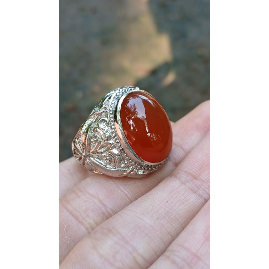CINCIN BATU AKIK RED RAFLESIA