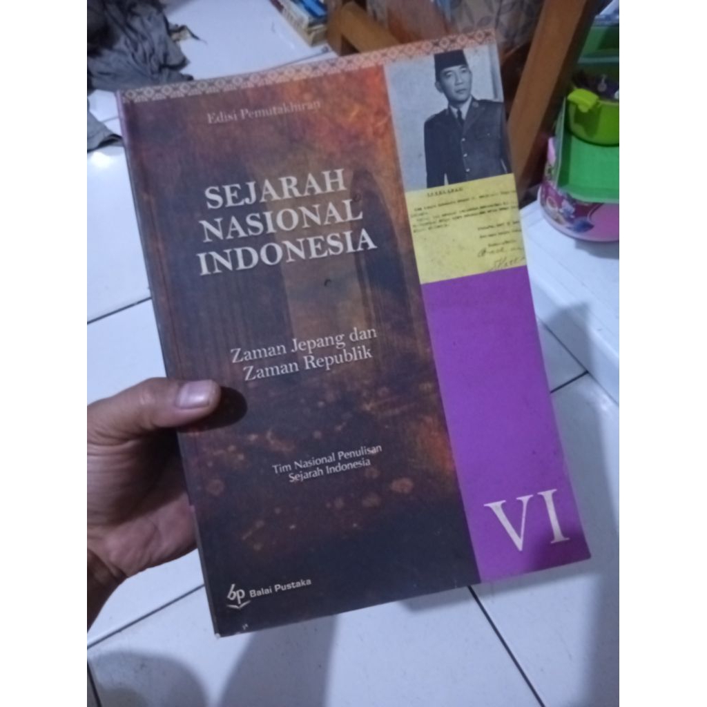 sejarah nasional indonesia jilid 6 bekas original