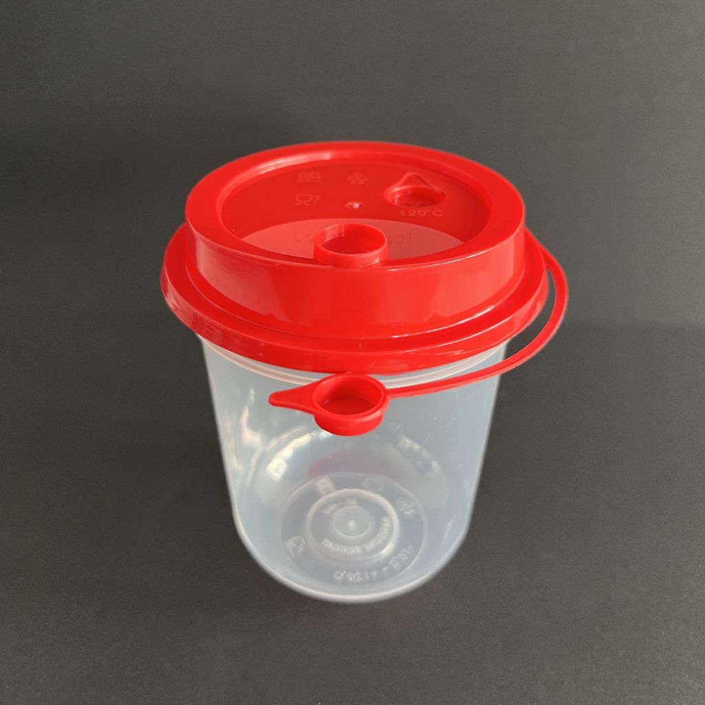 (25pcs) 1Rol Gelas Plastik Cup Injection 12oz Oval
