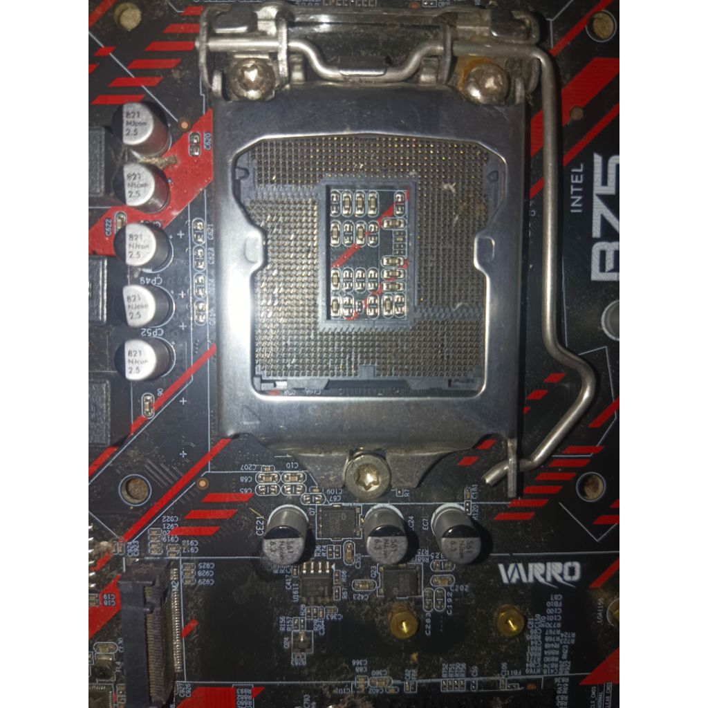 motherboard varro h61/b75 (RUSAK BANYAK PIN BENGKOK)