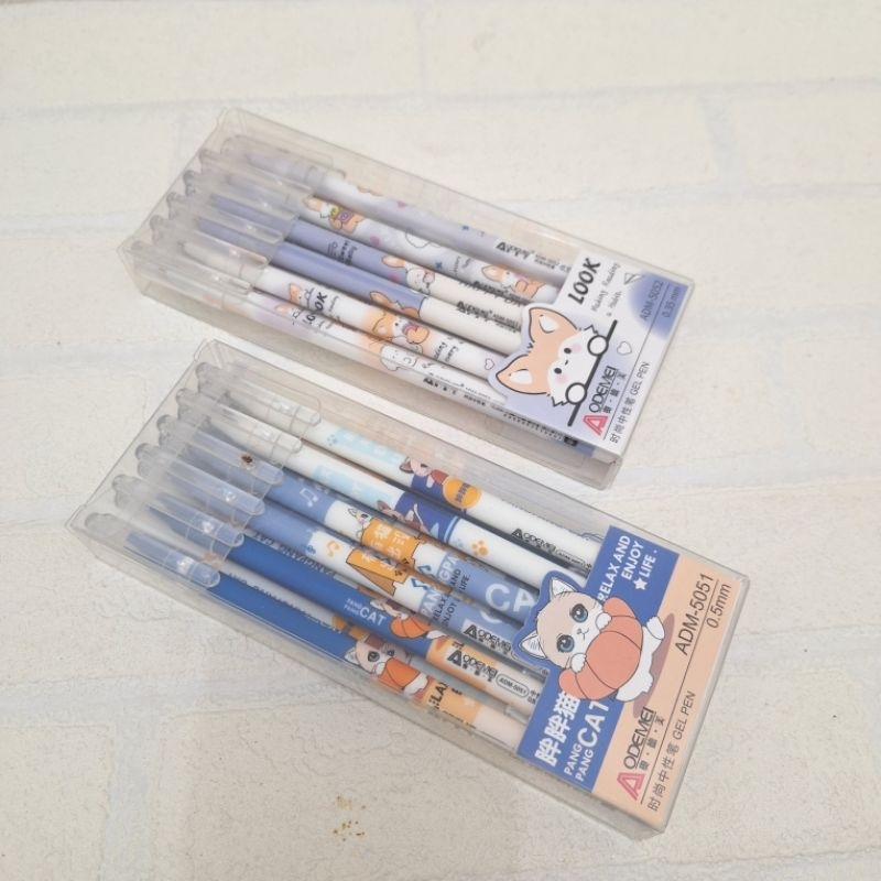 1 Lusin Pena Gell Odemei / Pulpen Gel Aodemei