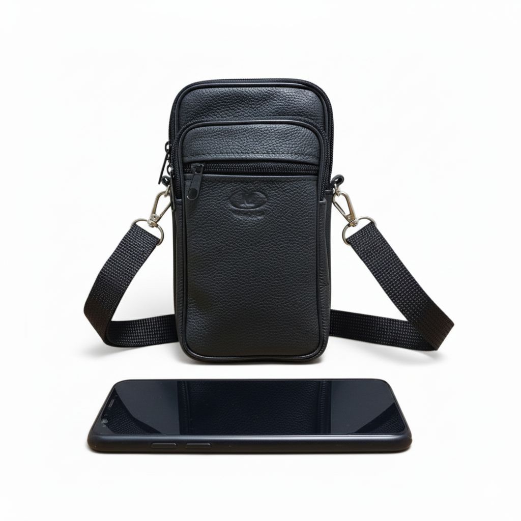 Tas Hp Kulit Asli Tas Hp Kulit Pria Tas Kulit Asli Tas Selempang kulit Asli Pria Sling Bag Tas Kulit