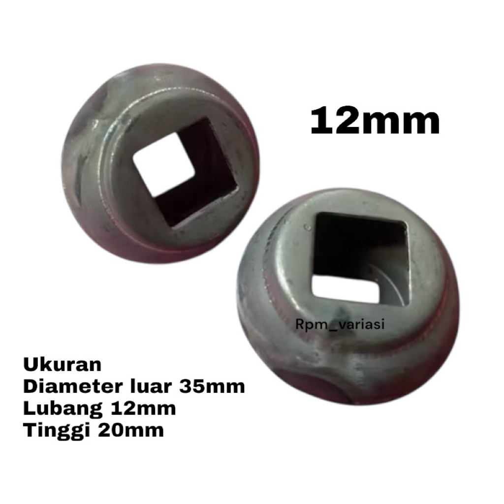 CINCIN BULAT/GENTONG KECIL ORNAMEN PAGAR BESI 12mm