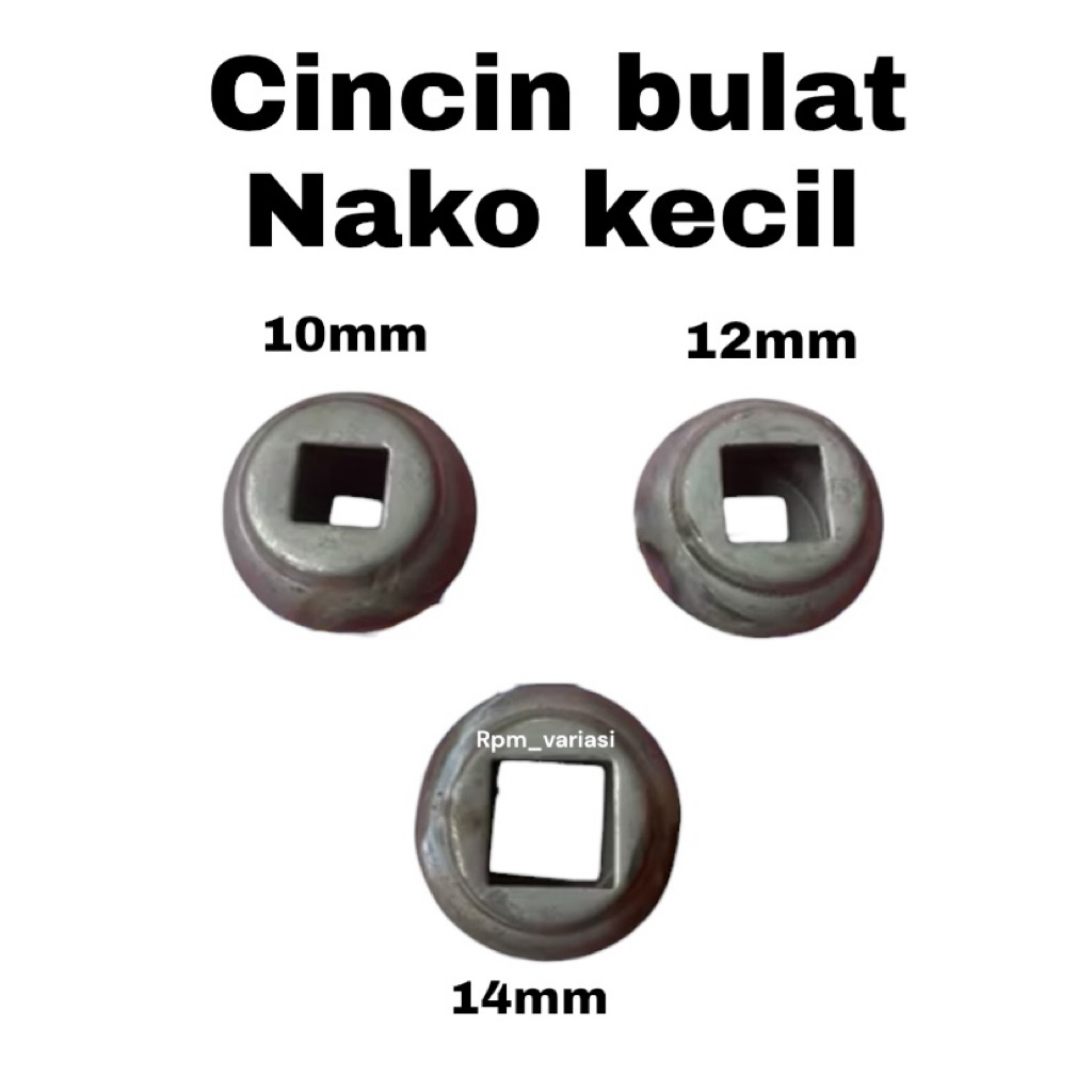 ORNAMEN CINCIN BULAT/GENTONG KECIL ORNAMEN PAGAR BESI