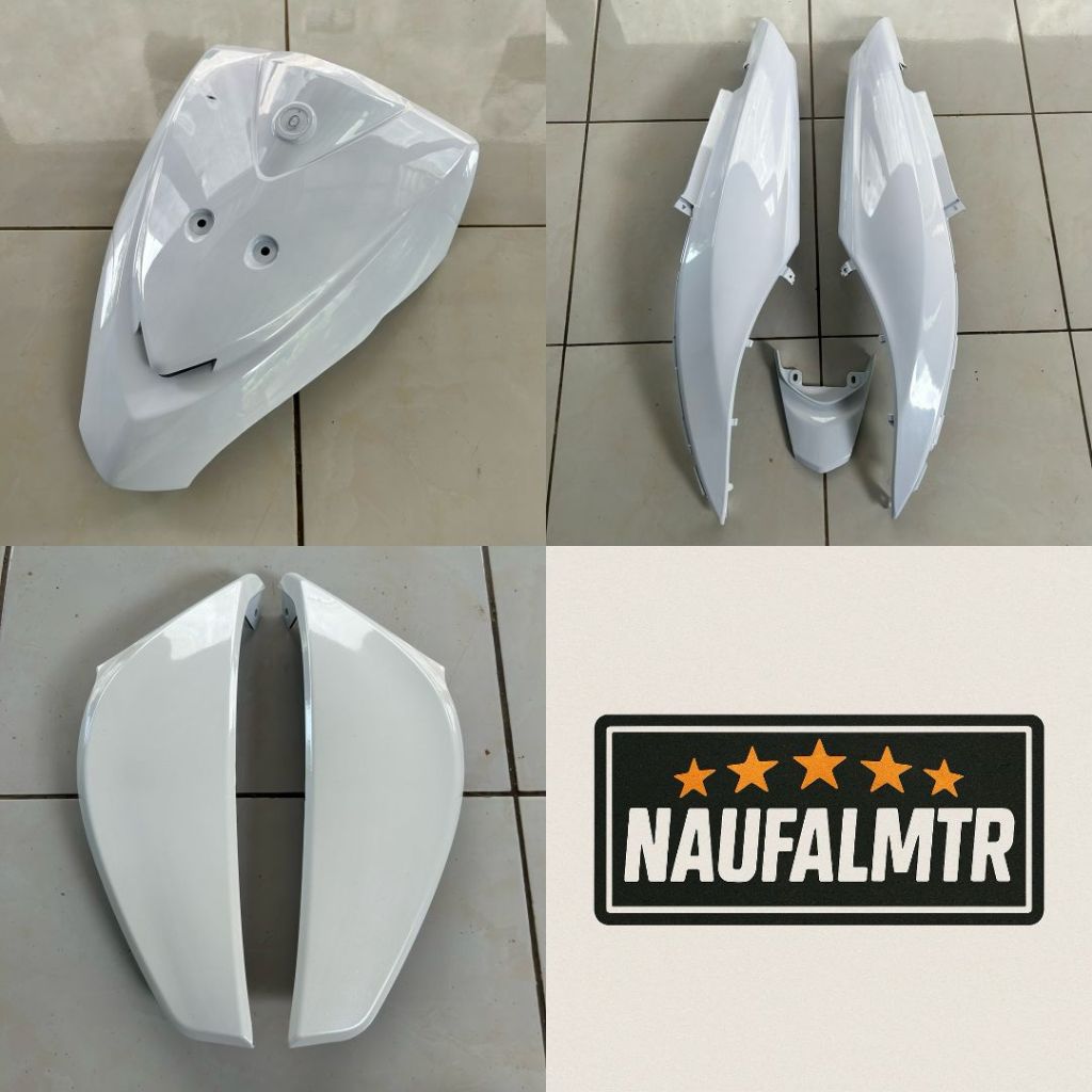 cover bodi sayap tameng mio j / mio gt putih 2012 2013 2014 2015
