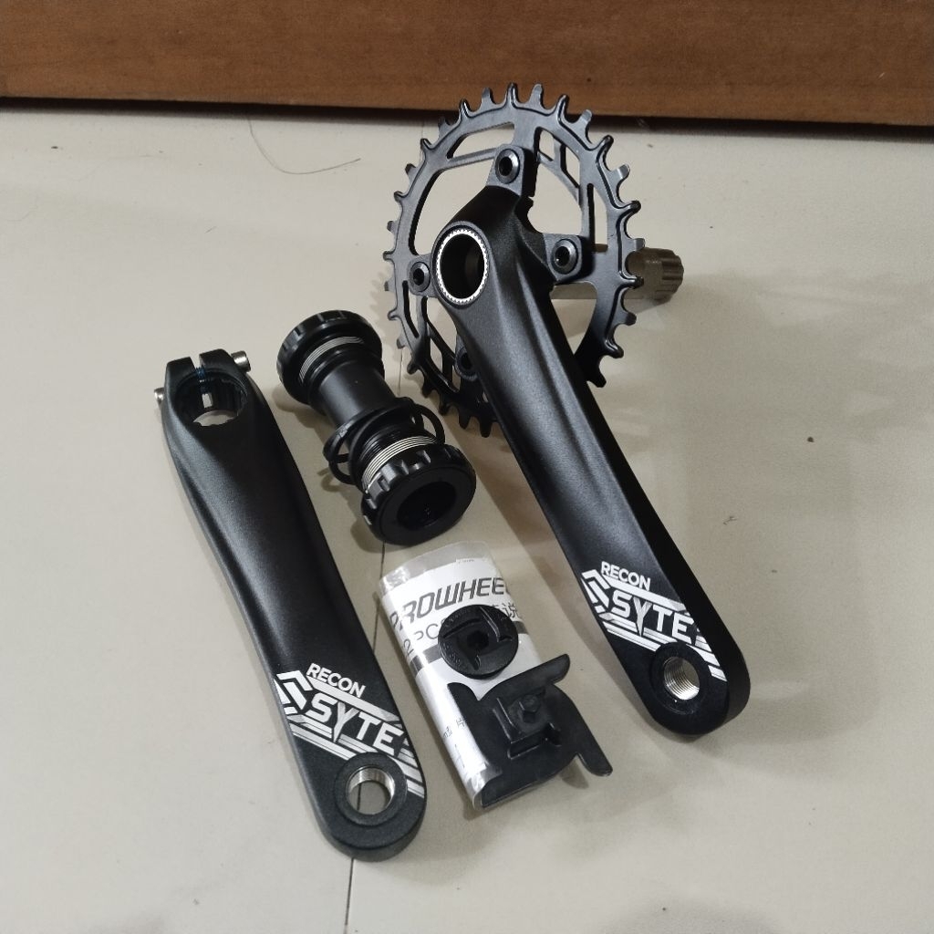 crankset mtb crank syte recon komplit +BB HT2