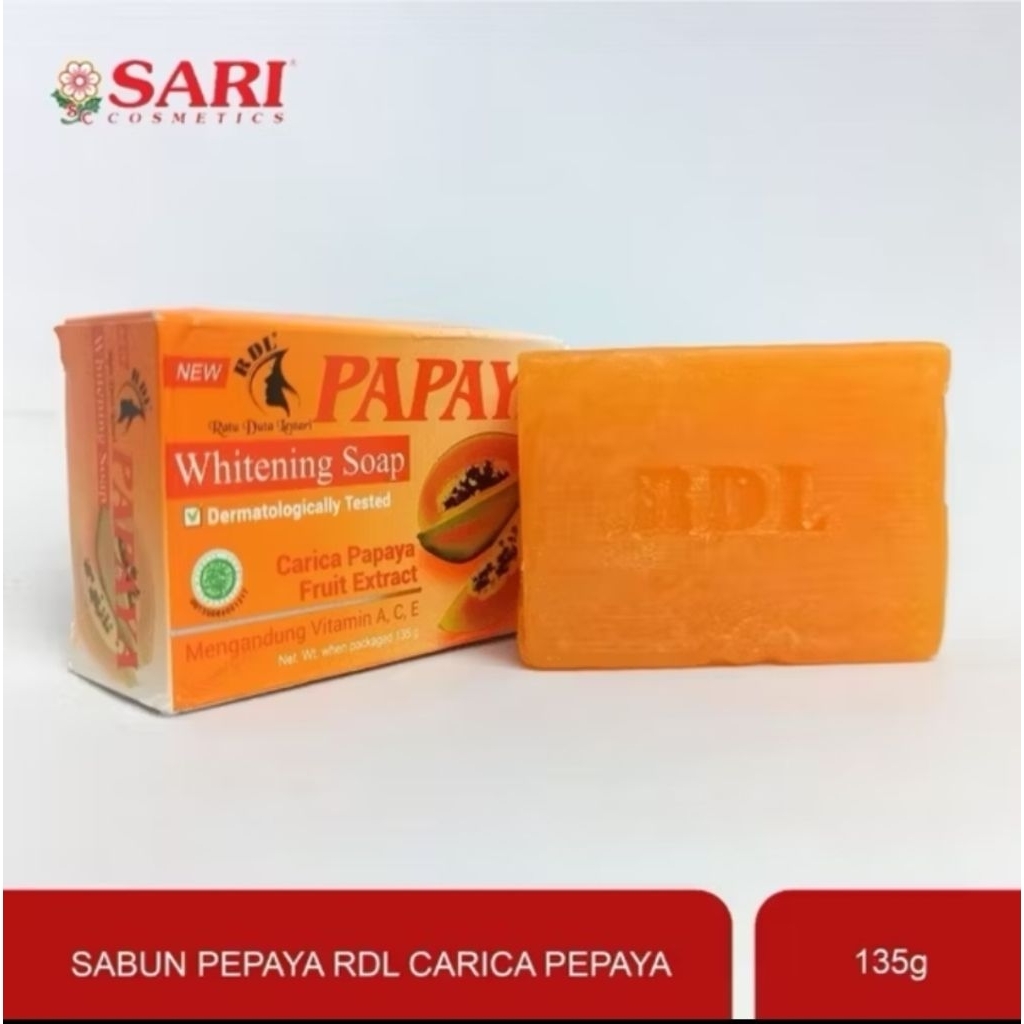 Sabun Papaya Rdl Original / Papaya Whitening Soap 135g