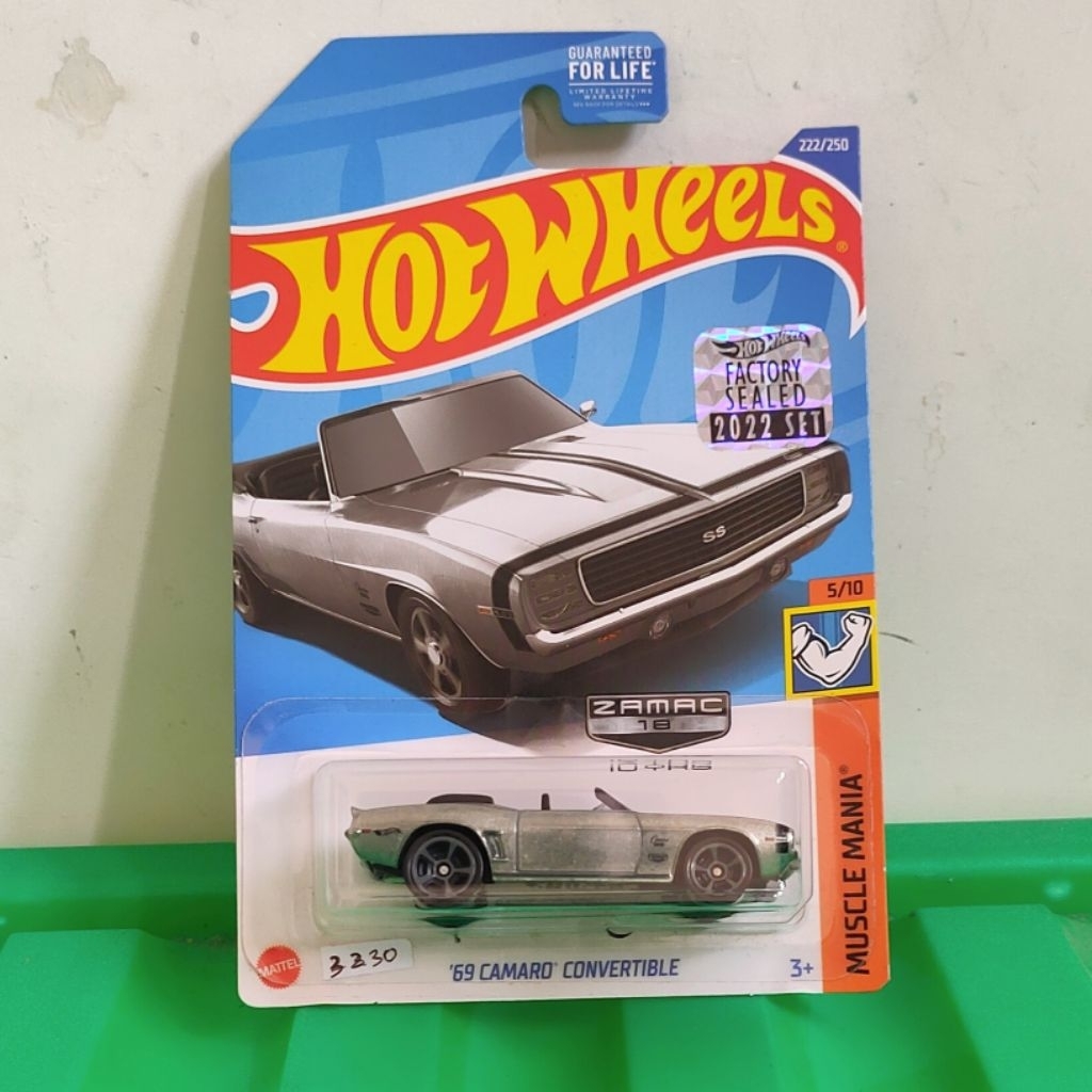 Hotwheels Camaro Convertable Zamac