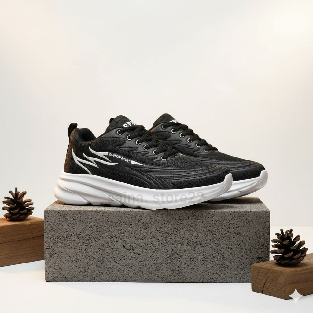 BESTPROMO Sepatu Lari Pria Wanita Sepatu Joging Empuk Ringan