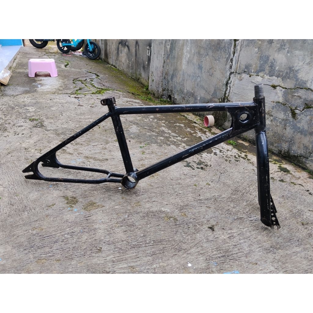Frame fork sepeda BMX 20 Jadul GOLDEN EAGLE OSBMX VINTAGE