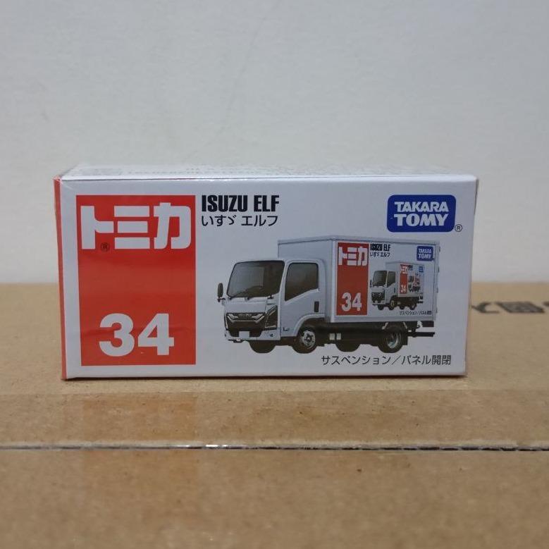 Tomica Takara tomy no 34 Isuzu ELf truck Diecast miniatur truk