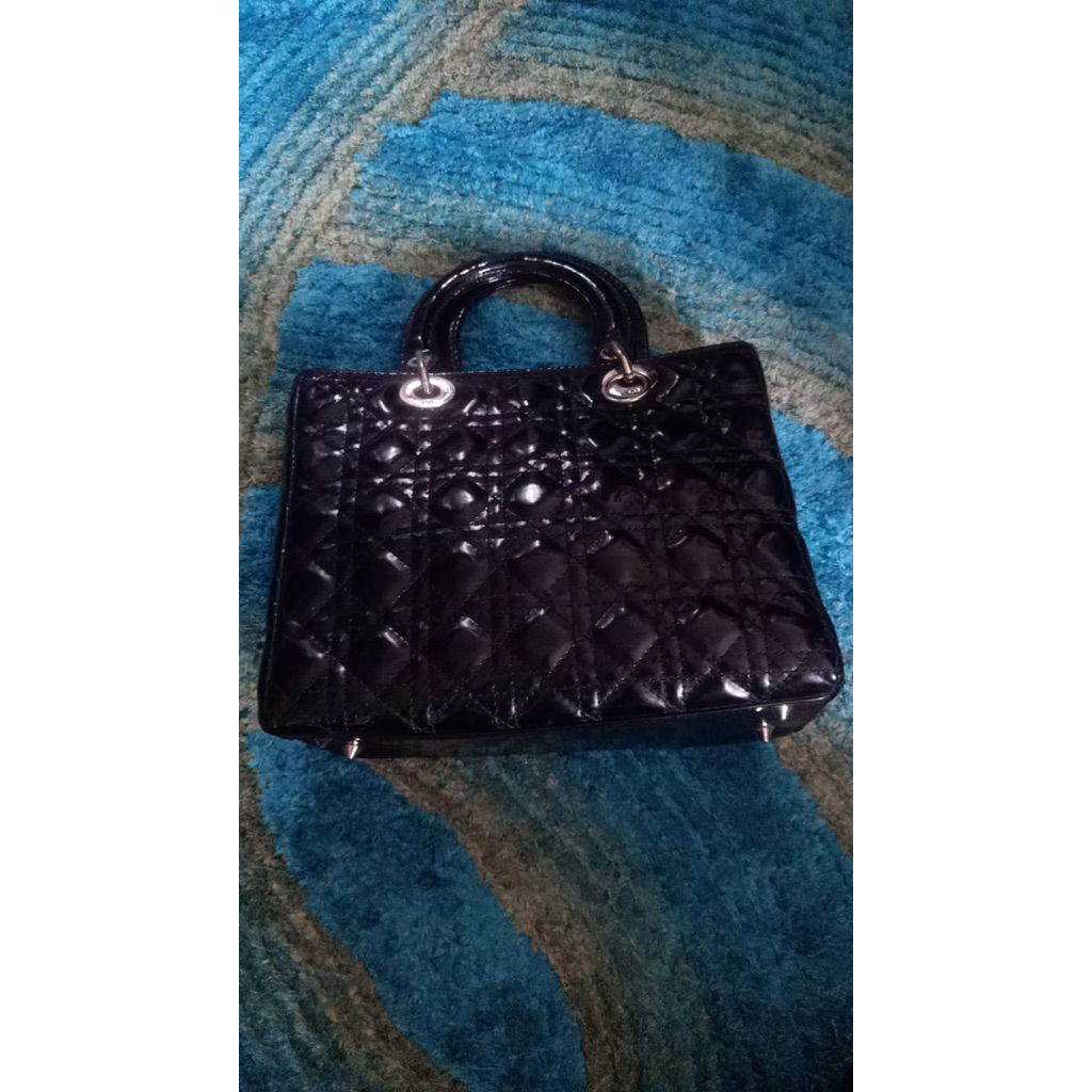 Tas LadyDior Size 28*22 Embosed D HW ga mulus