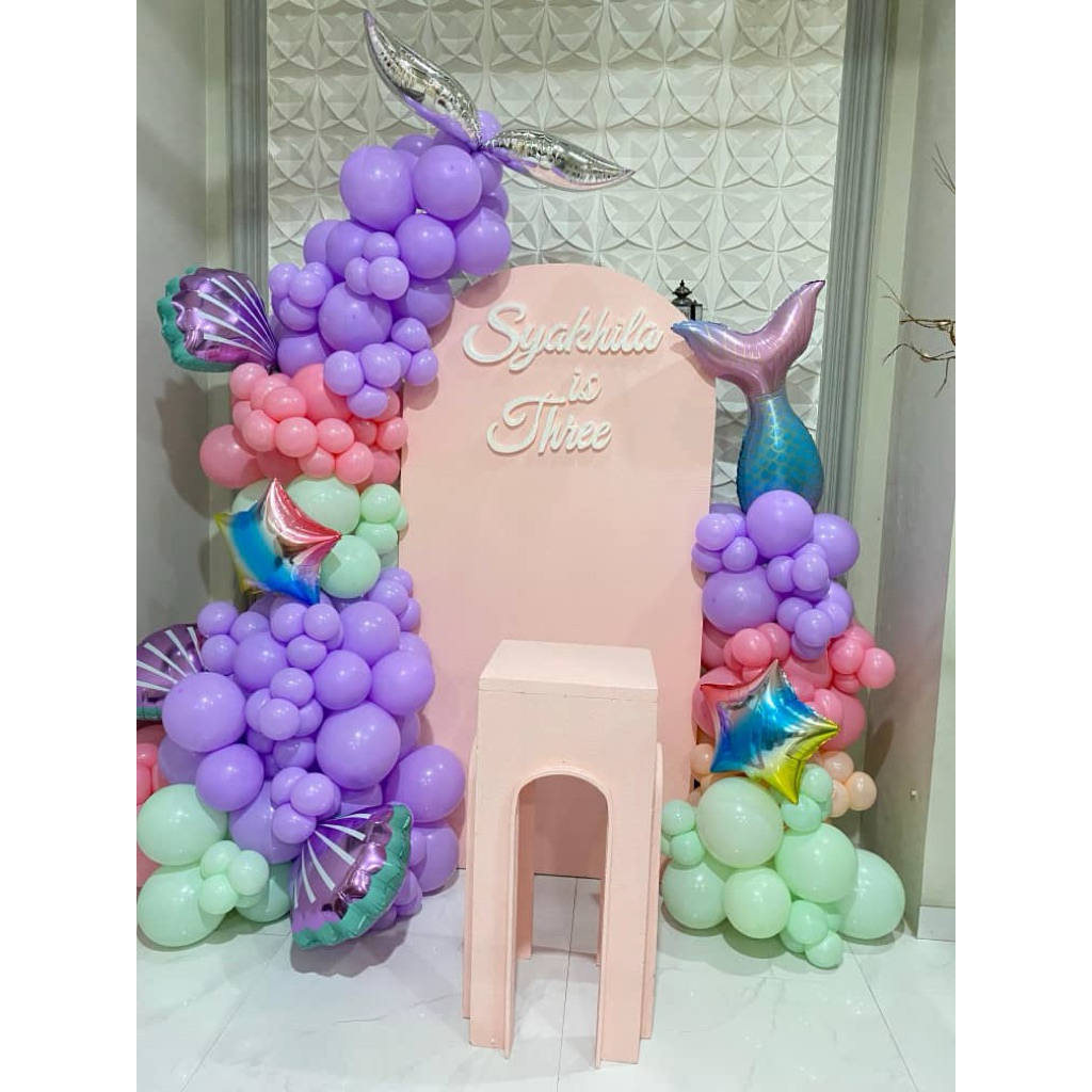 dekorasi ulang tahun anak (Mermaid)