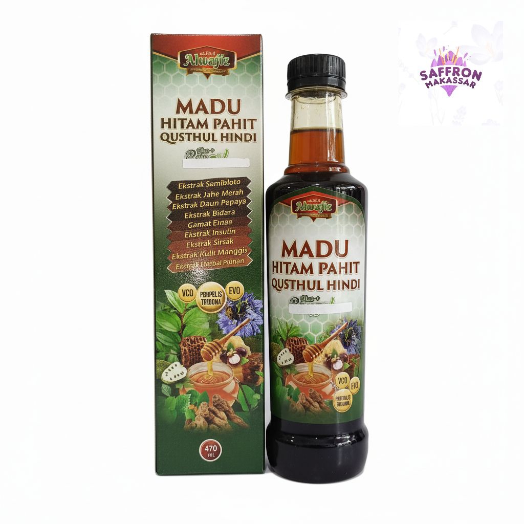 MADU HITAM PAHIT QUSTHUL HINDI PLUS ALWAFIE 470g