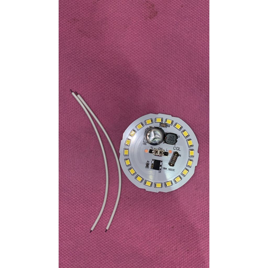 PCB LED 18 Watt AC 220-240V CGL PUTIH