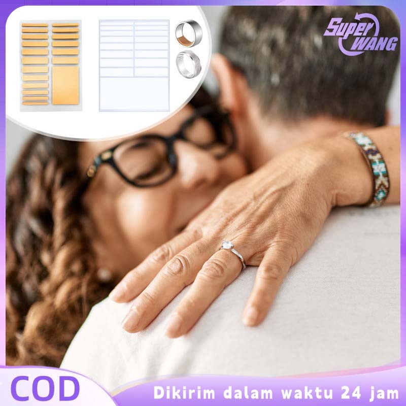 Alat Pengecil Cincin Kebesaran Anti Slip 5 Sheet Pengecil Cincin Emas Alat Cincin Longgar Sesuai Sem