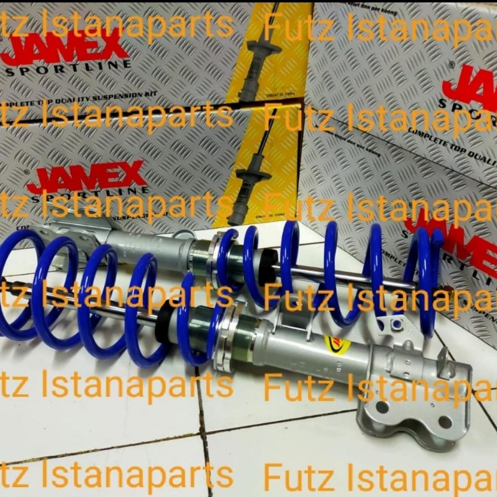 Coilover Shock Breaker Merk JAMEX ADJUSTABLE AVANZA TH 2004-2012 Depan Original 100%