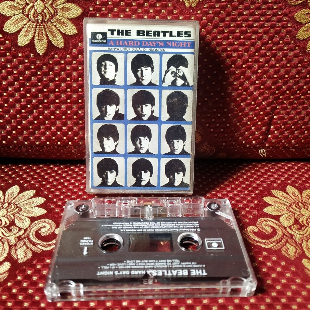 kaset pita cassette tape the beatles a hard day night