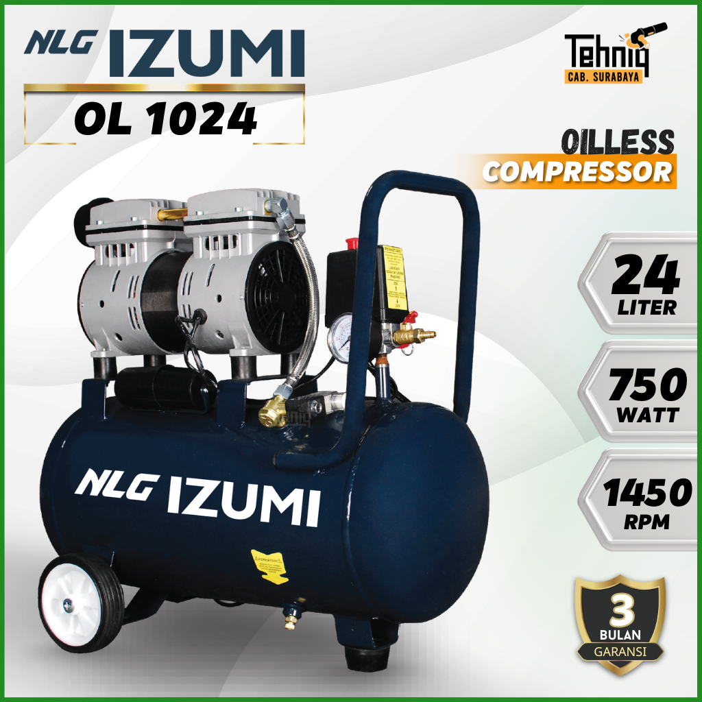 Izumi Ol 1024 Mesin Kompresor Angin Listrik Air Compressor