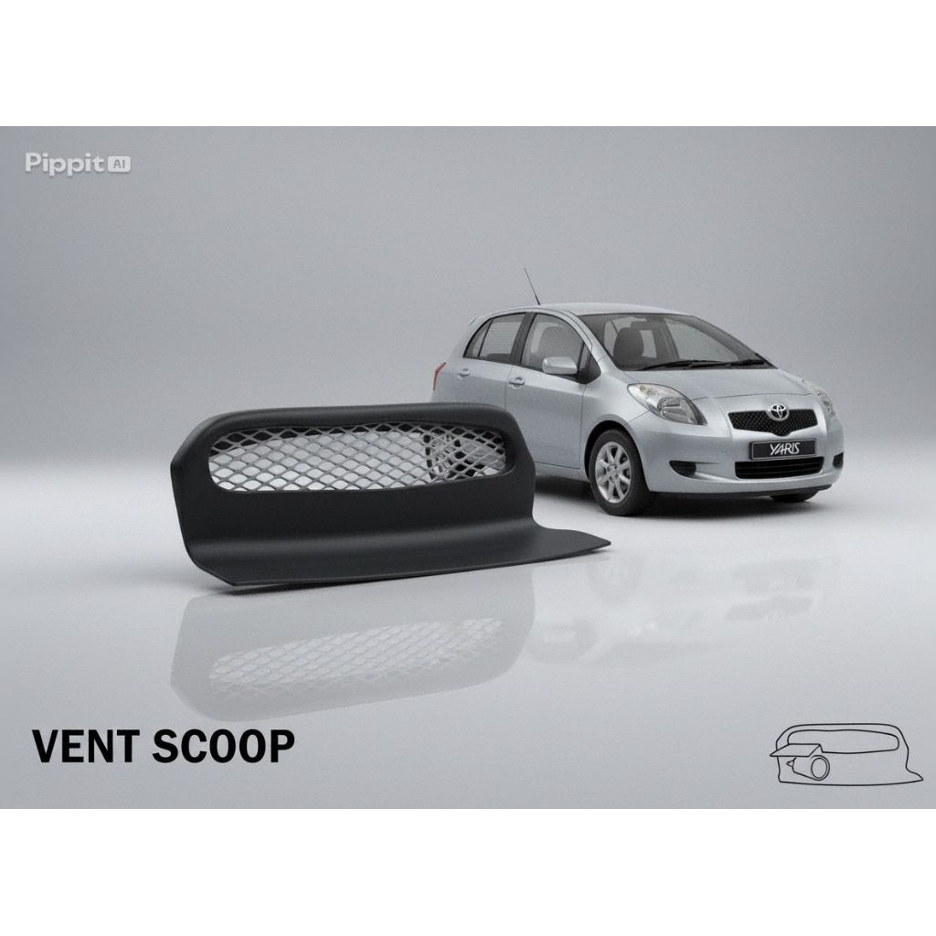 airscop Toyota Yaris old variasi airscop Toyota Yaris old