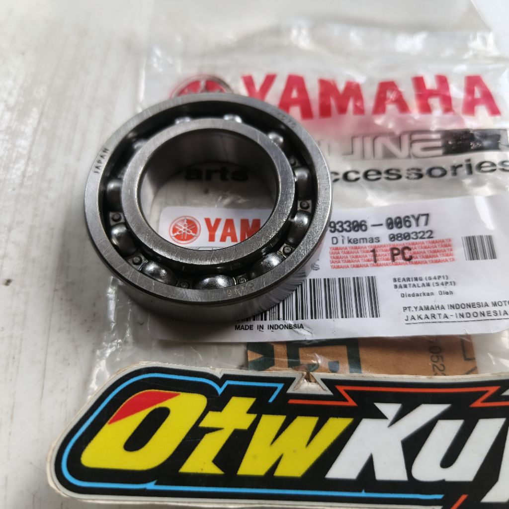 Laher bearing Bak Cvt 6006 Mio j 115 Mio gt 115 Fino fi 115 x ride 115 soul gt 115cc