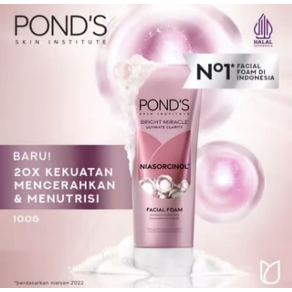 Ponds Bright Miracle Facial Foam 100 gram