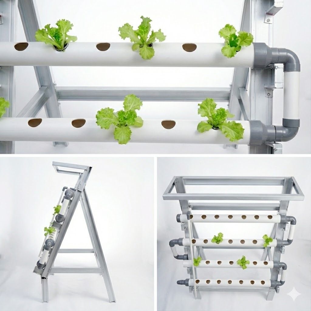 Rak Pipa Hidroponik DFT