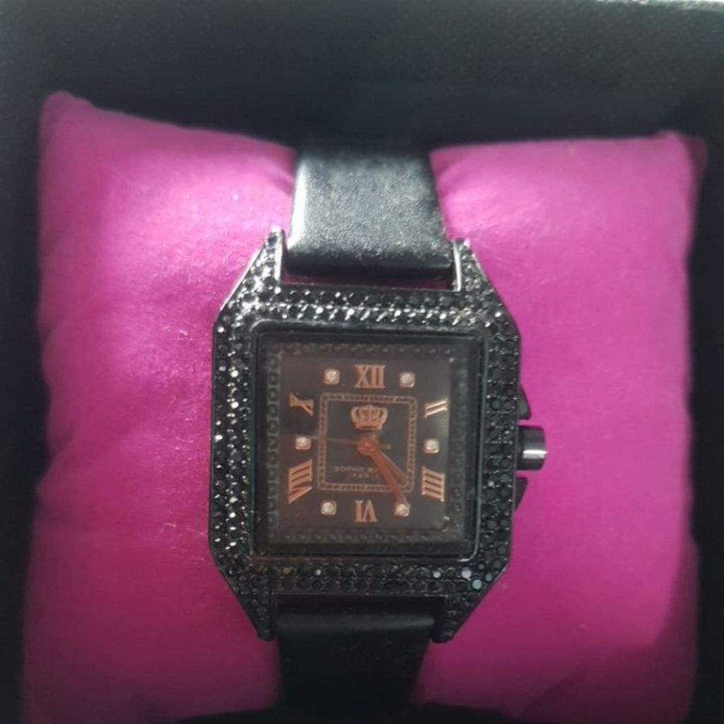 JAM HYAPATIA BLACK SOPHIE MARTIN PARIS / JAM TANGAN SOPHIE MARTIN PARIS HYAPATIA BLACK