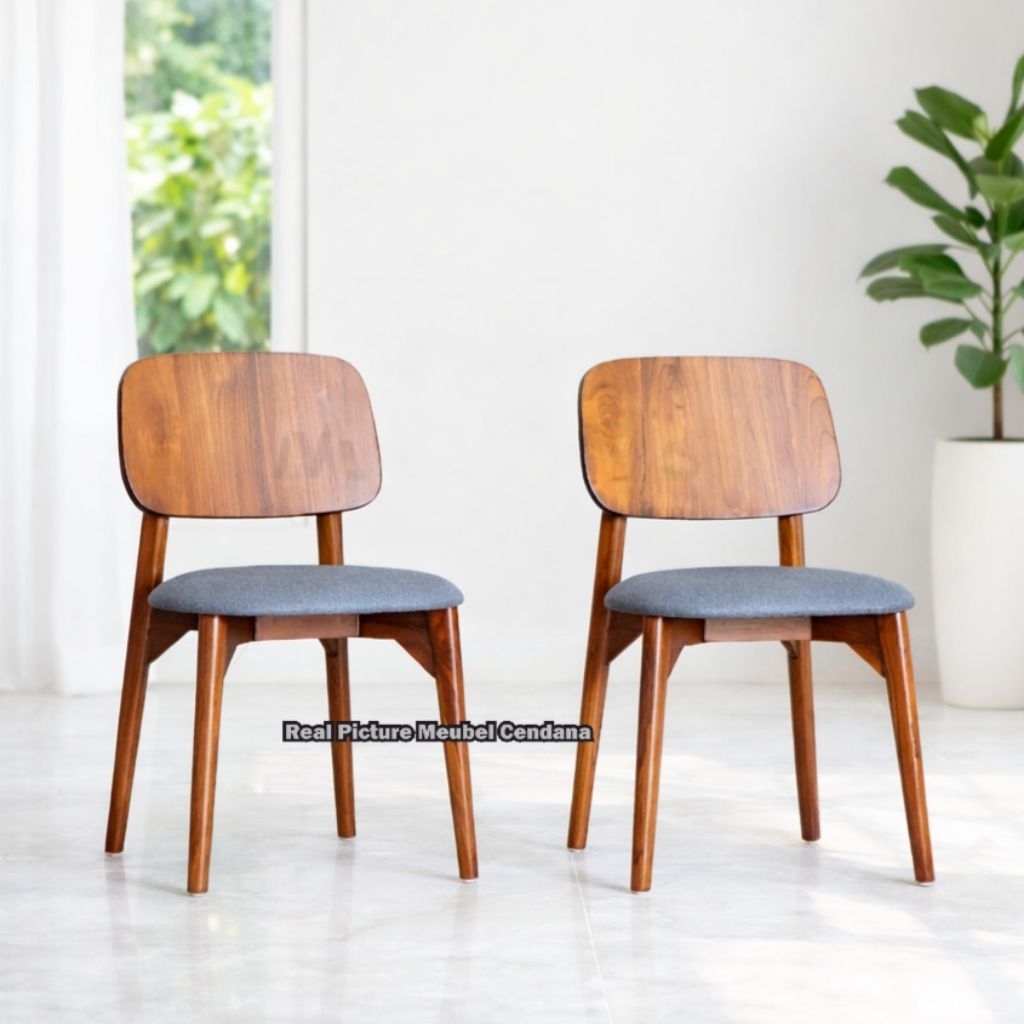 Kursi Cafe Minimalis Kursi Makan Kayu Jati Kursi Cafe Jati Kursi Cafe Jok Busa Cushion Custom