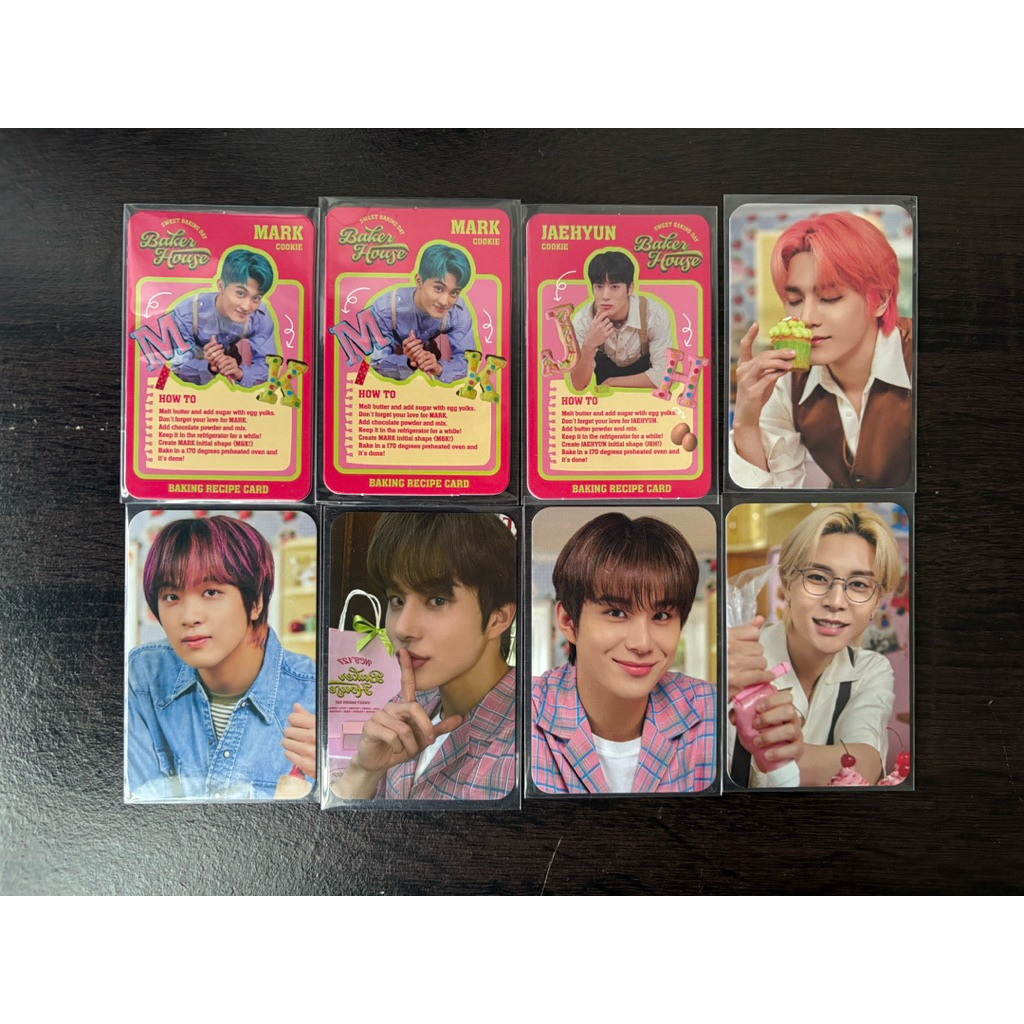 (official) SM Entertainment Kwangya | Mark Lee Baking Card | Sweet Baking Day | Photocard Mark Lee |