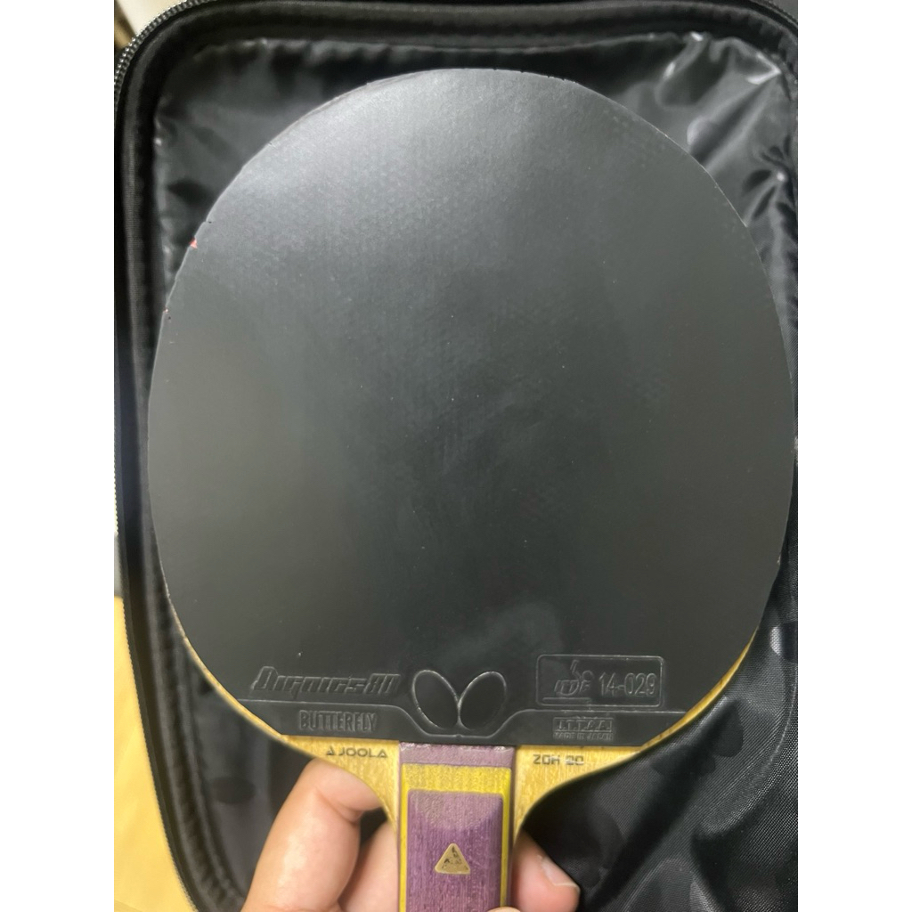 karet pingpong dignics80 hitam bekas