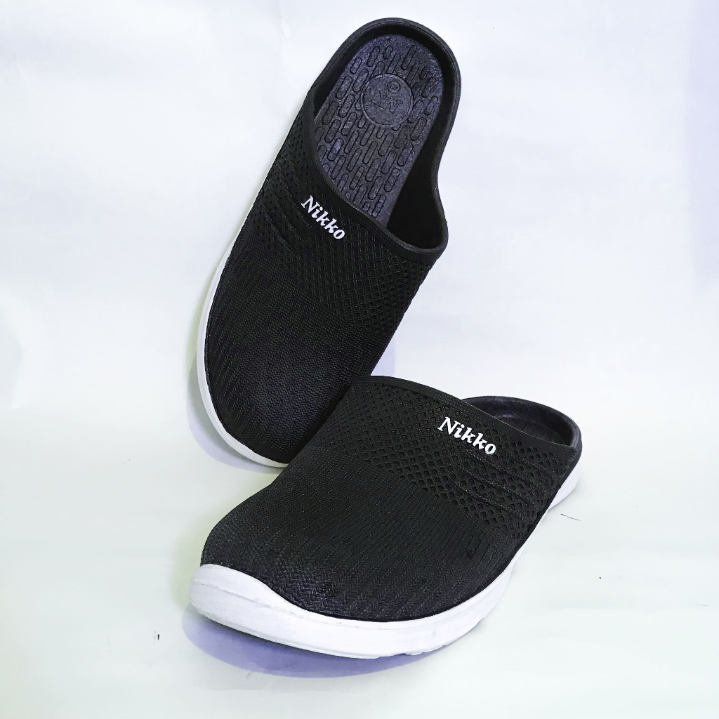 NIKKO 8158 SANDAL COWOK CEWEK AWET SELOP KARET MURAH SLIP ON SANDAL TANPA SAMBUNGAN