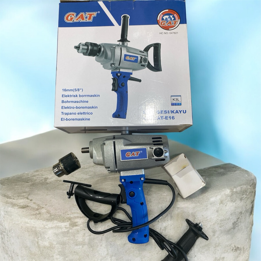 bor besi/kayu GAT E16