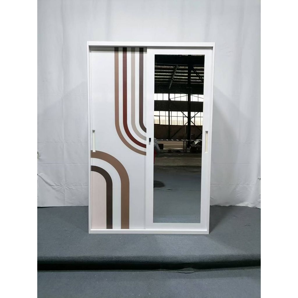 LEMARI BESI 2 PINTU OKELO ANTI RAYAP & TAHAN LAMA