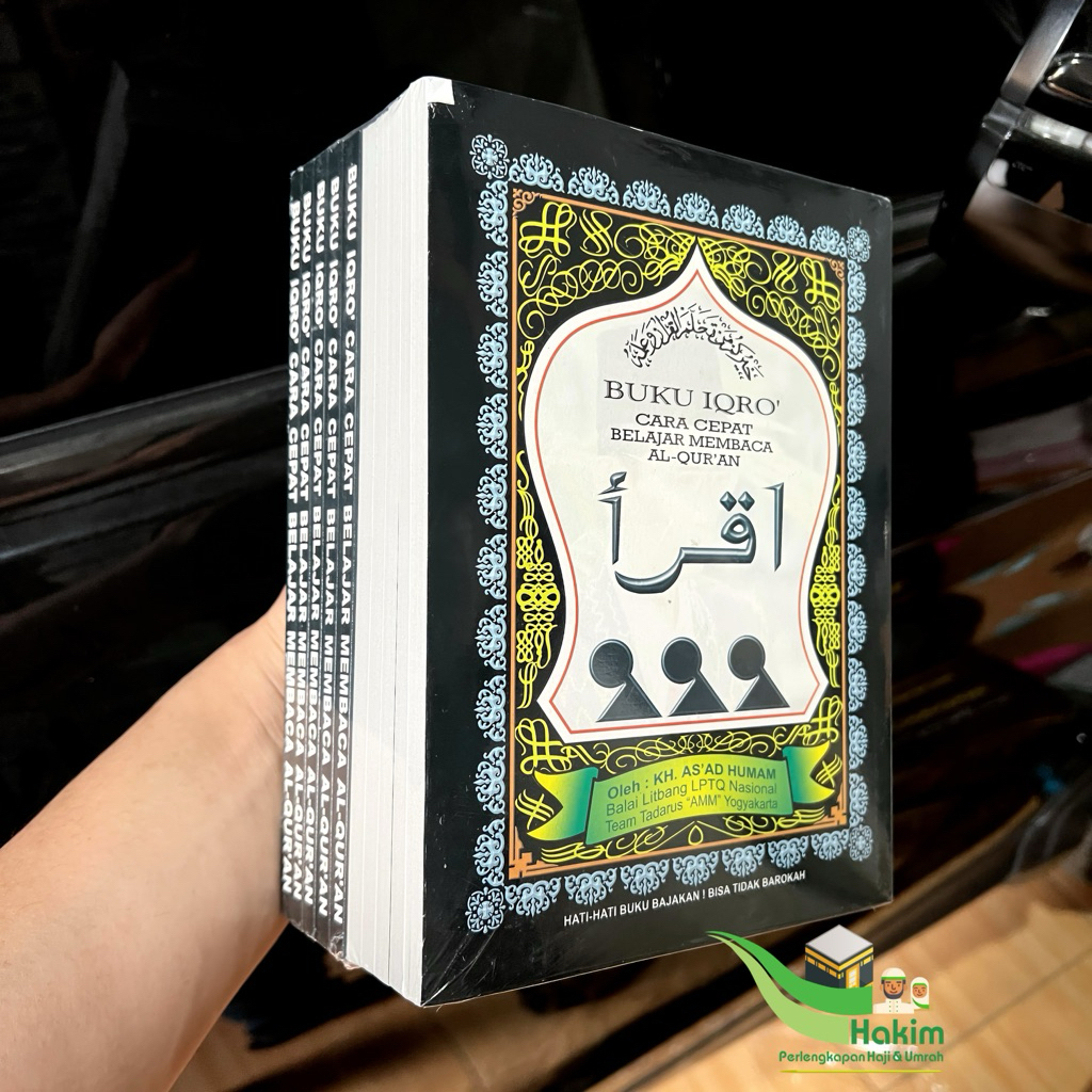 [ GROSIR 10 Pcs ] IQRO Besar Jilid 1-6 Buku Iqro Besar Termurah